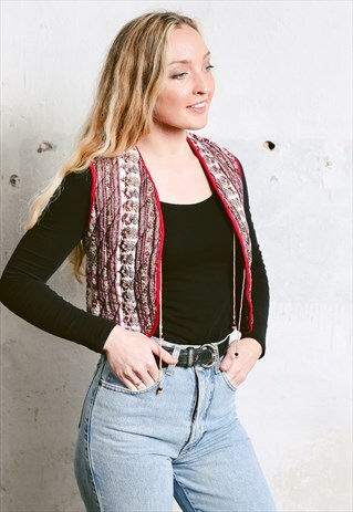 VINTAGE 70S AFGHAN VEST