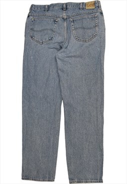 Lee 90's Straight Leg Baggy Trousers / Pants 36 Blue