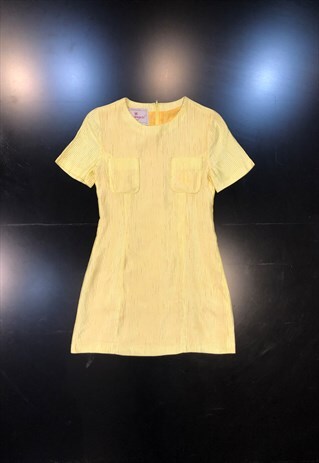 SOFT YELLOW LAURA BIAGIOTTI SUMMER DRESS