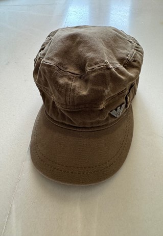 Vintage ARMANI JEANS Khaki Green Hat