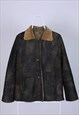 OSKA vintage heavy jacket suede leather S M