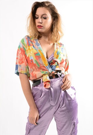 VINTAGE ABSTRACT PATTERN SHIRT