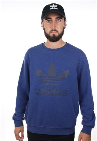 VINTAGE ADIDAS ORIGINALS BIG LOGO SWEATSHIRT JUMPER