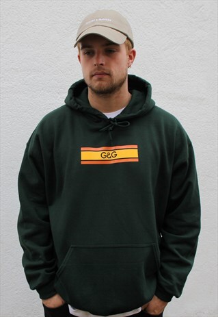 G&G FOREST GREEN CHUNKY LINO HOOD