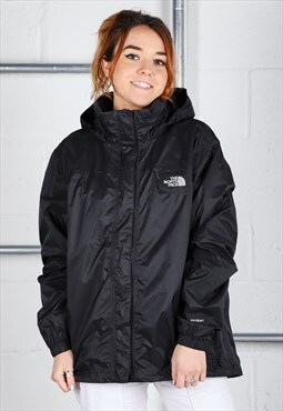 Vintage The North Face HyVent Jacket in Black Rain Coat XL