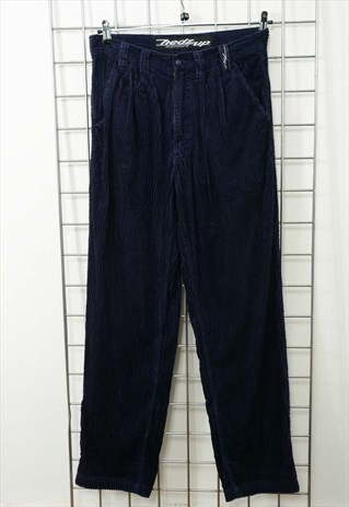 Vintage 90s Corduroy Chunky Skate Pants Size 32/32"