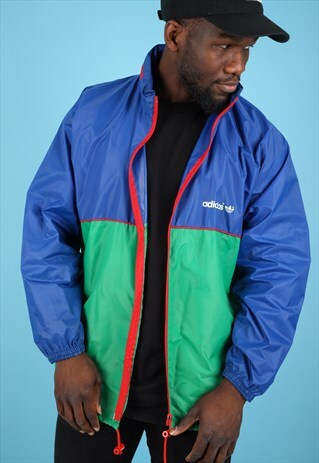 VINTAGE ADIDAS WINDBREAKER JACKET NJ318