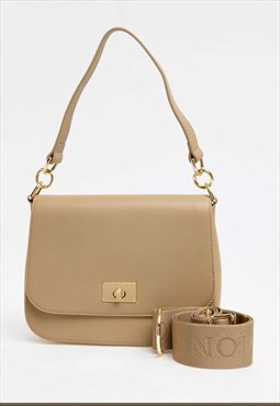 Moncrief London leather Crossbody bag with Guitar Strap