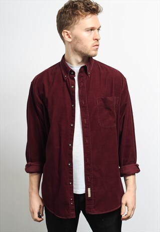 VINTAGE CORDUROY SHIRT PURPLE