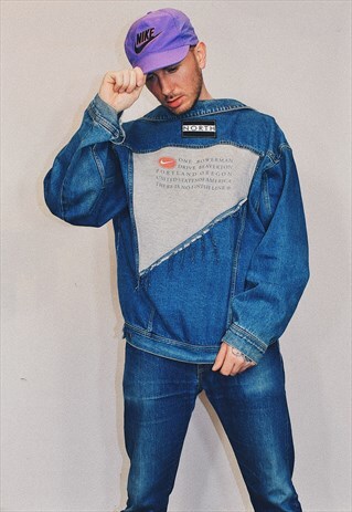 nike jeans jacket
