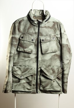 Vintage Levi's Windbreaker Hoodied Jacket Military