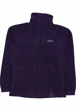 Vinted Columbia 90's Spellout Zip Up Fleece XLarge Purple