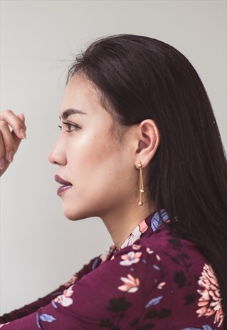 AYA GOLD EARRINGS
