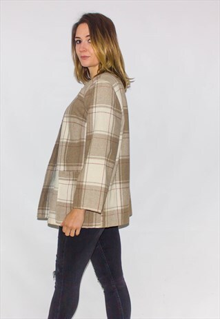 VINTAGE PURE WOOL JACKIE O SWING COAT