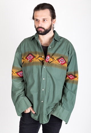 VINTAGE 90S WRANGLER WESTERN SHIRT