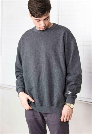 VINTAGE CHAMPION SWEATSHIRT LOGO 90S XL 20.1