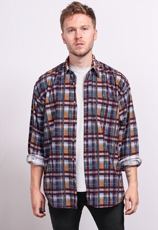 VINTAGE CORDUROY CORD SHIRT
