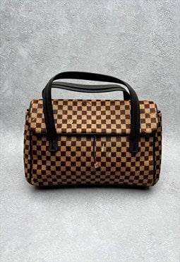 Louis Vuitton Bag Handbag Authentic LV Damier Checked Brown