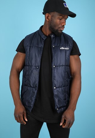 VINTAGE ELLESSE GILLET JACKET NJ322