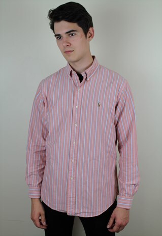 VINTAGE PINK RALPH LAUREN SHIRT