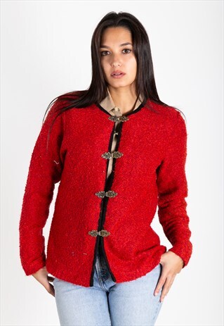 VINTAGE 80S NORWEGIAN KNITTED JUMPER /S0089