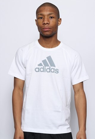 VINTAGE ADIDAS LOGO T-SHIRT WHITE