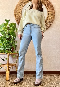 1990's vintage light blue boot cut jeans
