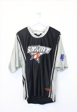 Vintage San Antonio jersey in black and grey. Best fits L