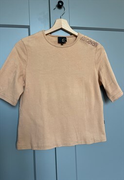 Vintage Nude Beige Cotton Tee