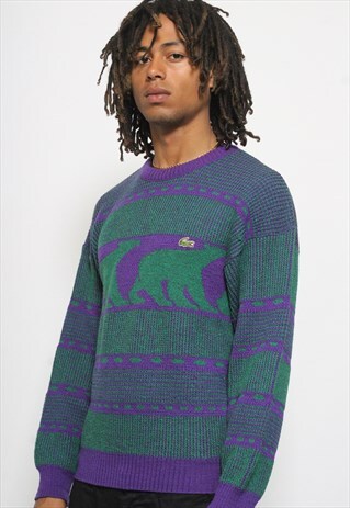 VINTAGE LACOSTE KNIT JUMPER