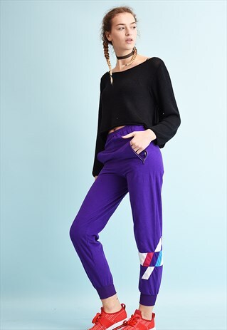 90'S RETRO ATHLEISURE SPORTS TRACKSUIT BOTTOMS