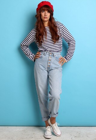 90S VINTAGE HIGH WAIST MOM PEPE JEANS