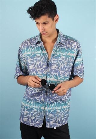 VINTAGE CRAZY PATTERN SHIRT ASM1144