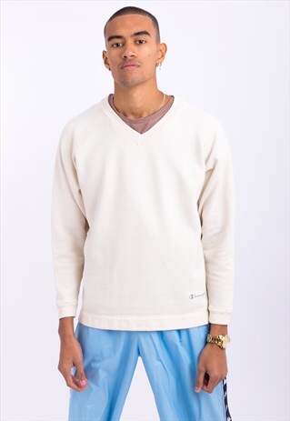 cream champion sweater