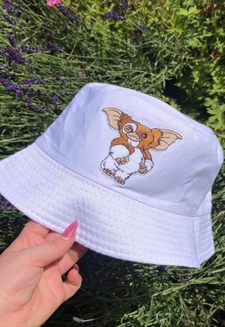 WHITE GIZMO GREMLINS BUCKET HAT