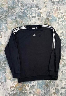 Black Retro Style Adidas Sweatshirt