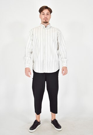 VINTAGE GIANNI VERSACE STRIPED SHIRT MULTI CASUAL