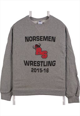 Vintage 90's Russell Athletic Sweatshirt Wrestling Crewneck