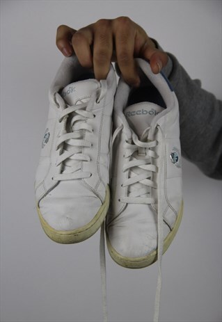VINTAGE REEBOK CLASSIC WHITE TRAINERS