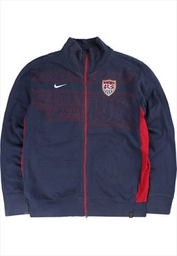 Nike  USA Soccer Zip Up Sweatshirt XXLarge (2XL) Navy Blue