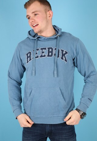 VINTAGE REEBOK HOODIE IN BLUE NH71
