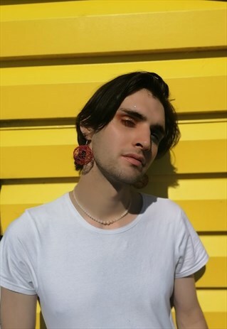 RED WIRE EARRINGS