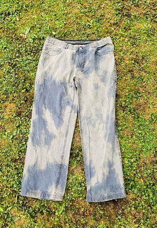 VINTAGE PANTS MISE AU GREEN REWORKED TIDYE