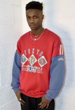 RARE VINTAGE ADIDAS TOKYO JAPAN OLYMPIC 1964 SWEATSHIRT