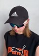 VINTAGE 90'S LOGO COOL CLASSIC BASEBALL CAP IN BLACK & WHITE