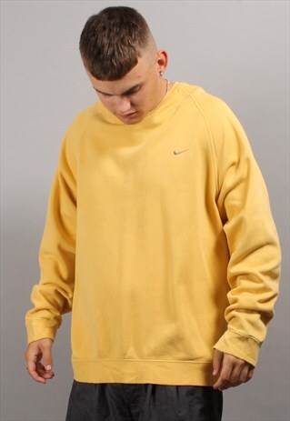 pale yellow nike sweatshirt