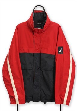 Nautica Vintage Red and Navy Jacket