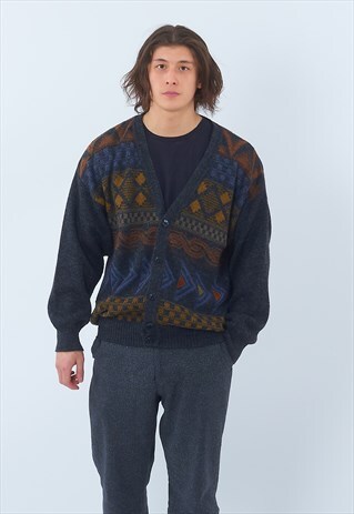 VINTAGE DHAGA 1950'S KNITTED CARDIGAN