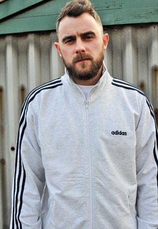 VINTAGE 90'S ADIDAS ZIP FRONT SWEATSHIRT TRACK JACKET
