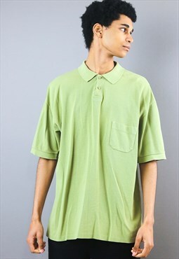 vintage green lacoste polo shirt
